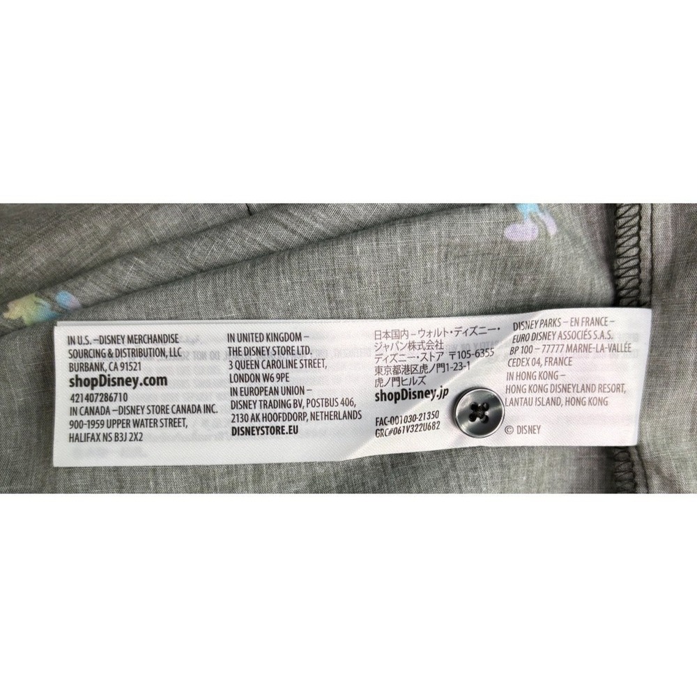 Disney Pride Collection Rainbow Mickey Mouse Black Button Shirt Small Unisex - Picture 6 of 10